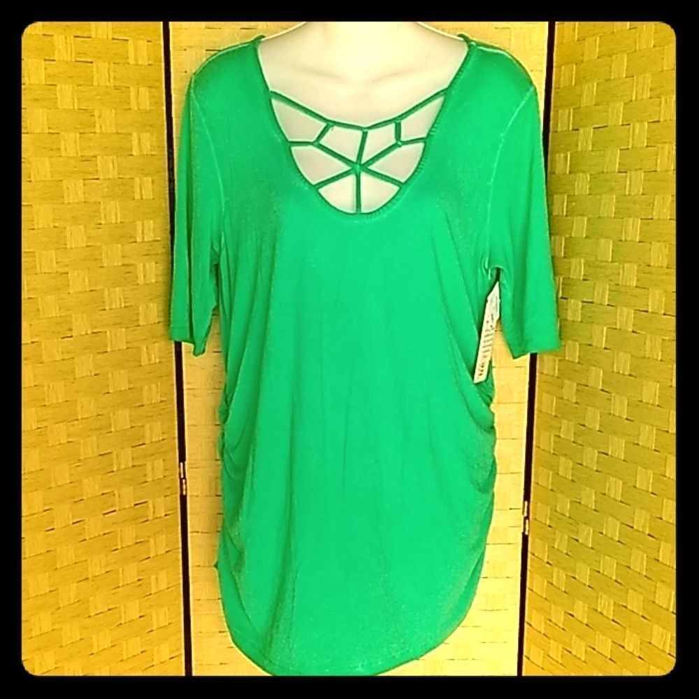 Womens New belly glow Maternity Blouse Size L